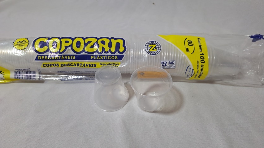 COPO 80ML TRANSPARENTE C/100 COPOZAN